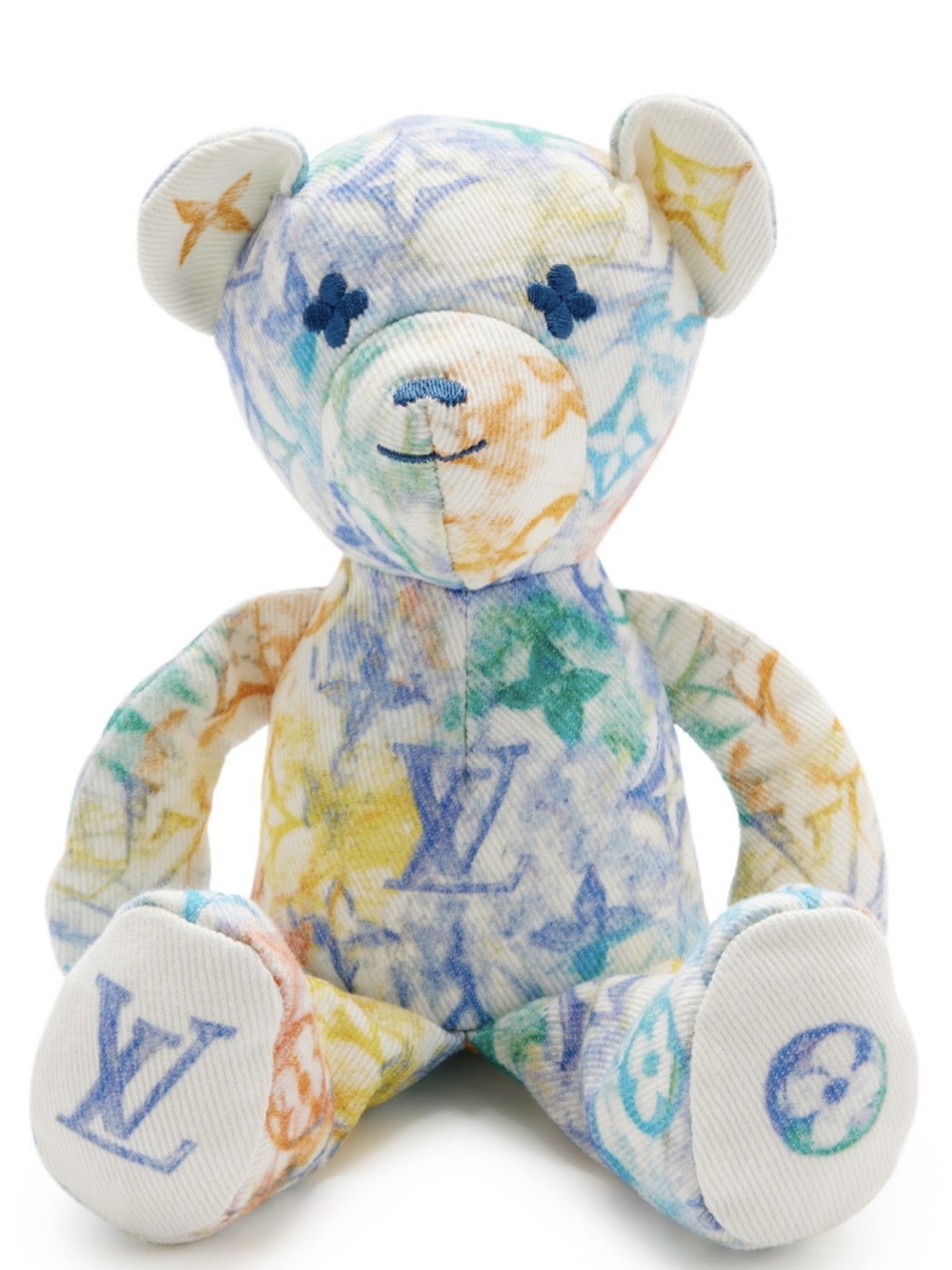 Limited Edition Louis Vuitton Virgil Abloh for UNICEF 2021 Monogram Doudou Bear